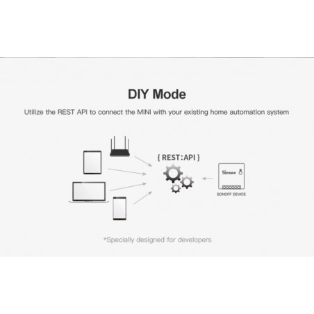 Sonoff MINI Piccolo Smart Switch RF Luce Ewelink Telecomando Interruttore WiFi