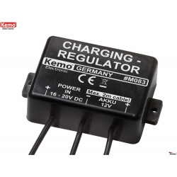 12V lead battery charge regulator for photovoltaics and power supplies