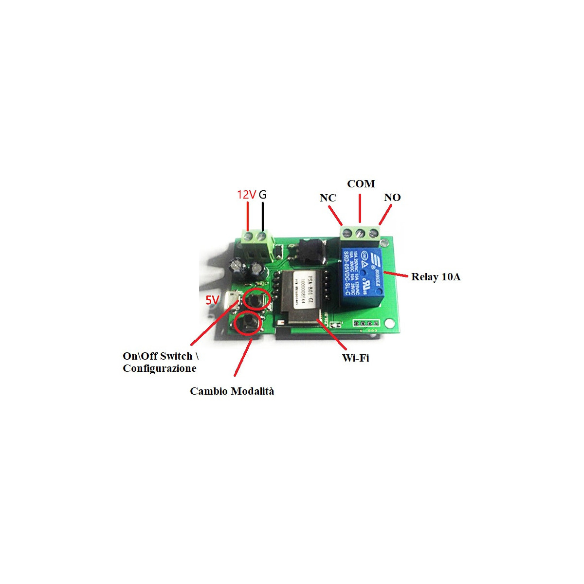 Interruttore Smart Switch WiFi da Incasso 10A 2300W Assistente vocale Alexa  Google Home - FONTASTIC - ICFT-255489