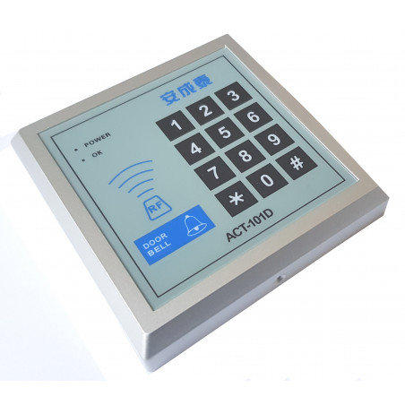 Cerradura electrónica RFID + código 10000 usuarios relé abrepuertas wiegand 12V DC