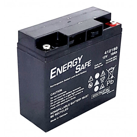 AGM VLRA 12V 18Ah sealed rechargeable lead acid battery for cyclic and standby use