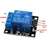 Module mounted 1 relay coil 5 Vdc NO NC contacts COM 250V 10A for Arduino