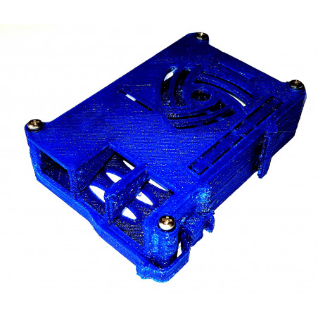 Case container for Raspberry PI 2 3 vertical mounting DIN printed PLA