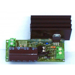 Variable power supply LM317 from 1.25V to 32V max current 1.5A with heatsink