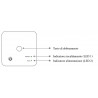 Cronotermostato caldo freddo wireless parete WMTE-120 con centralina ricevente