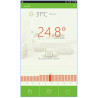 Cronotermostato WiFi semanal de pared APP para smartphone Comfort.me