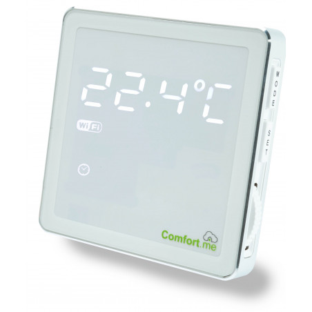 Wired weekly WiFi chronothermostat Comfort.me smartphone APP