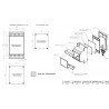 Case housing 3 modules DIN rail plastic PPO dimensions 90 x 53 x 53mm gray