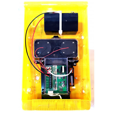 Sirène extérieure filaire auto-alimentée LED batterie 12V 1.2Ah tamper 1-6 tonalités