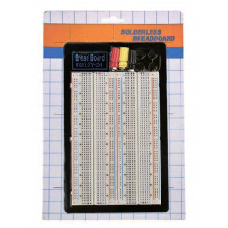 Planche de prototypage Bread Board avec 1660 points de connexion 165 x 110 mm