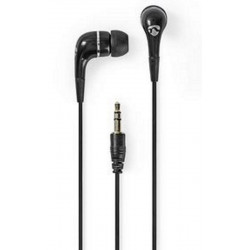 1.20m Round Corded Headphones Black Headset