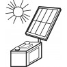 Solarladeregler Bleibatterie Photovoltaik-Module 12V DC 6A