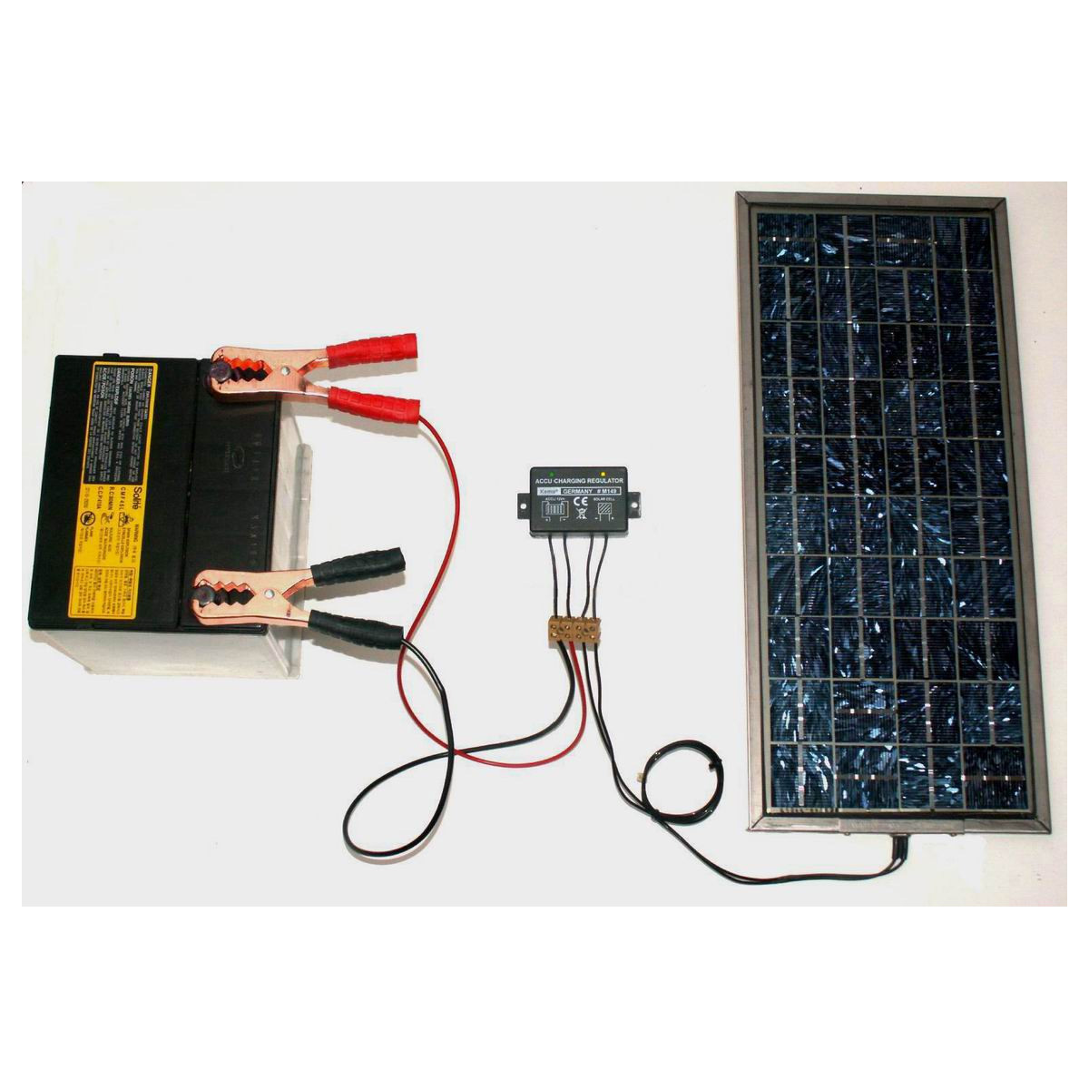 Regolatore di carica solare batteria piombo pannelli fotovoltaici 12V DC 6A