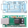 RECEPTOR USB DECODIFICADOR MANDO A DISTANCIA RF 433,92MHz PC, integrado, Raspberry PI