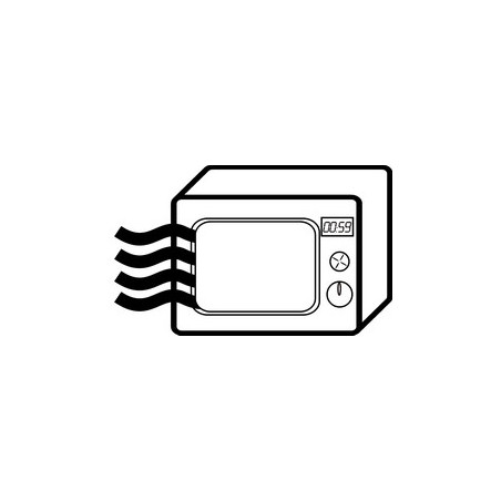 Comprobador de seguridad para la presencia de fugas. Microondas alimentado por batería