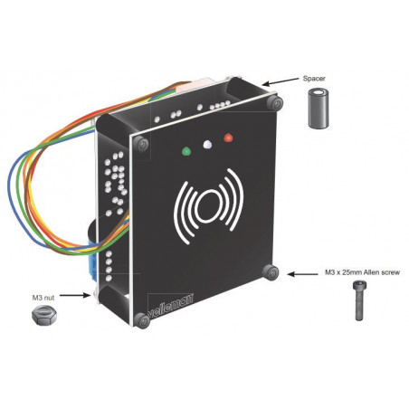 Serratura elettronica lettore RFID porta USB programmazione utenze PC