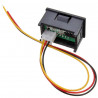 0-100 VDC 3 digit mini panel voltmeter with red LED display