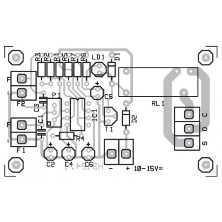 KIT Interruttore differenziale di temperatura 12 V/DC -5 fino a 100 °C