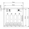 Scheda OUTPUT 4 relè NA NC COM 24V 9A connessione USB software PC 5 V/DC
