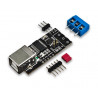 Módulo convertidor USB-RS485 Chip FT232RL Conector USB B con pines soldables