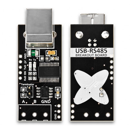 Module de conversion USB-RS485 puce FT232RL Connecteur USB B avec broches à souder