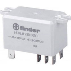 Finder 66.82.9.012.0000 Plug-in relay 12 V DC 30 A 2 changeover
