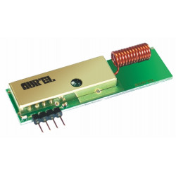 SAW 433 MHZ high power TRANSMITTER MODULE with integrated helical antenna