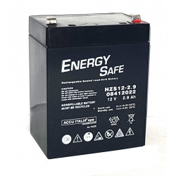 AGM VLRA 12V 2,9Ah hermetic rechargeable lead acid battery for cyclic and standby use