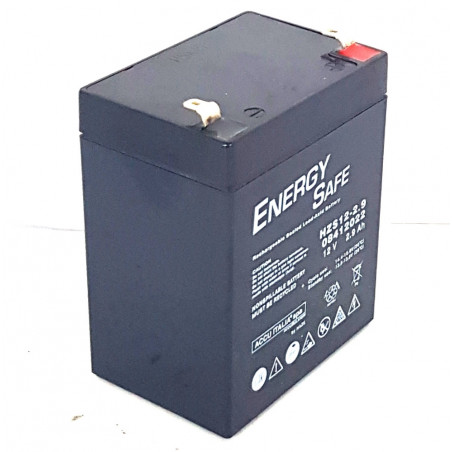AGM VLRA 12V 2,9Ah hermetic rechargeable lead acid battery for cyclic and standby use