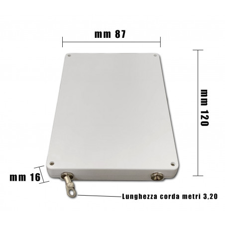 Der Defender-Diebstahlsicherungssensor für den ROLLER SHUTTER koordiniert den drahtlosen 868-MHz-Impulszähler