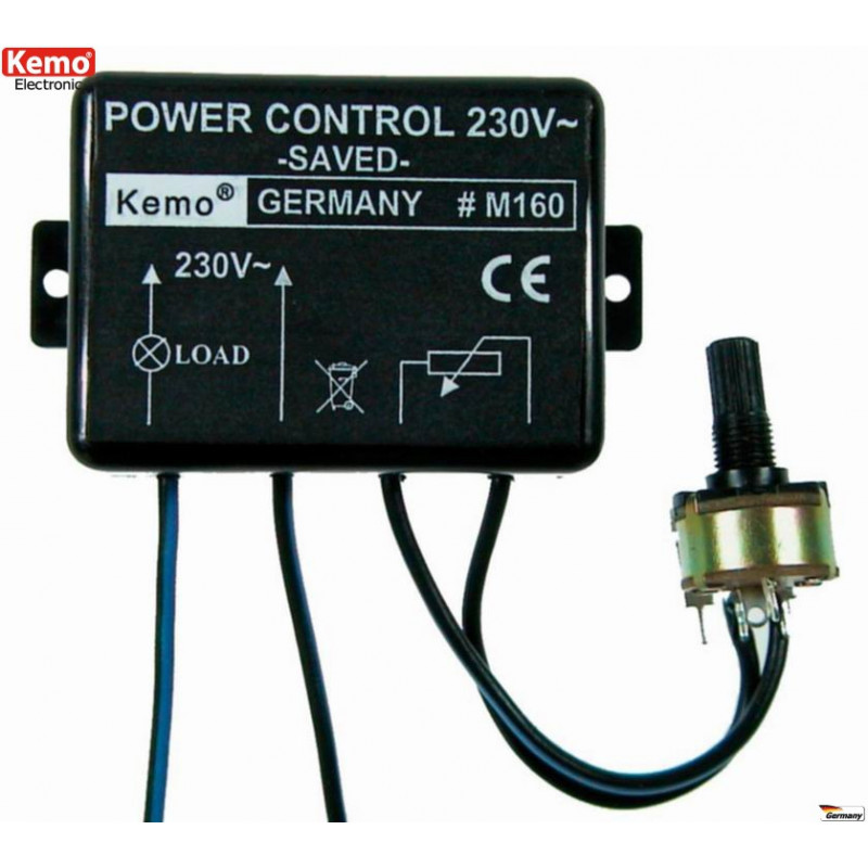 Power control 230V AC 1,3A 300W soft start transformers, lights, heaters