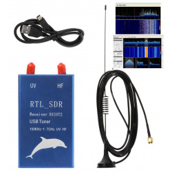 USB SDR KIT RTL2832U + R820T2 0,1-1700 MHz HF-Software DVB-T AM FM DAB HF UKW UHF