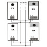 Indoor / Outdoor Mini Infrared Barrier 8-15 meters 12 - 24 V AC DC