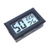 Thermomètre à panneau numérique hygromètre -20 ° C + 70 ° C humidité 10-99 RH batterie