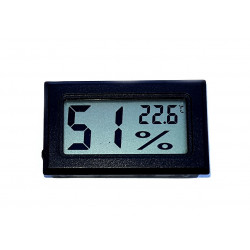 Digital panel thermometer hygrometer -20 ° C + 70 ° C humidity 10-99 RH battery