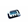 Orologio digitale LCD portatile batteria quarzo per auto con sveglia e staffa