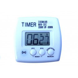 Digitaler Küchentimer mit LCD-Anzeige Auf und Ab Minuten Sekunden Alarmton
