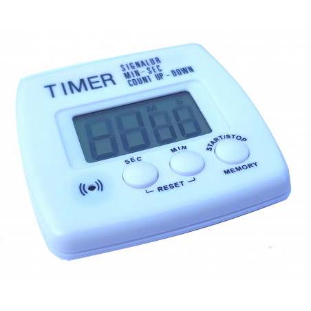 Digitaler Küchentimer mit LCD-Anzeige Auf und Ab Minuten Sekunden Alarmton