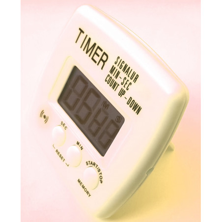 Digitaler Küchentimer mit LCD-Anzeige Auf und Ab Minuten Sekunden Alarmton