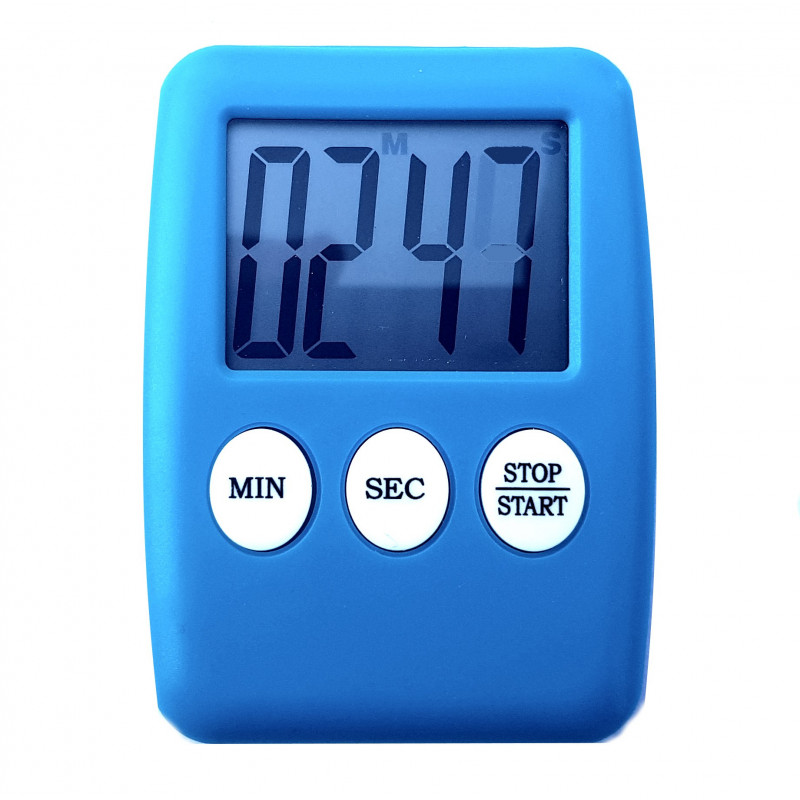 Mini-Digital-Küchentimer mit LCD-Display Auf und Ab Minuten Sekunden  Alarmton