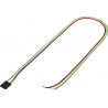 50cm de cable con conector de regleta hembra total de polos: 5 pasos: 2,54 mm