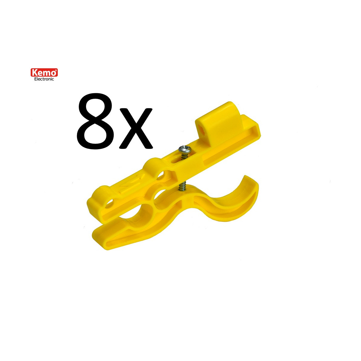 10 Connettori Angolari 3 Vie In Plastica Per Serra Da 16 Mm - Supporti Per Tubi E Aste Da Giardino