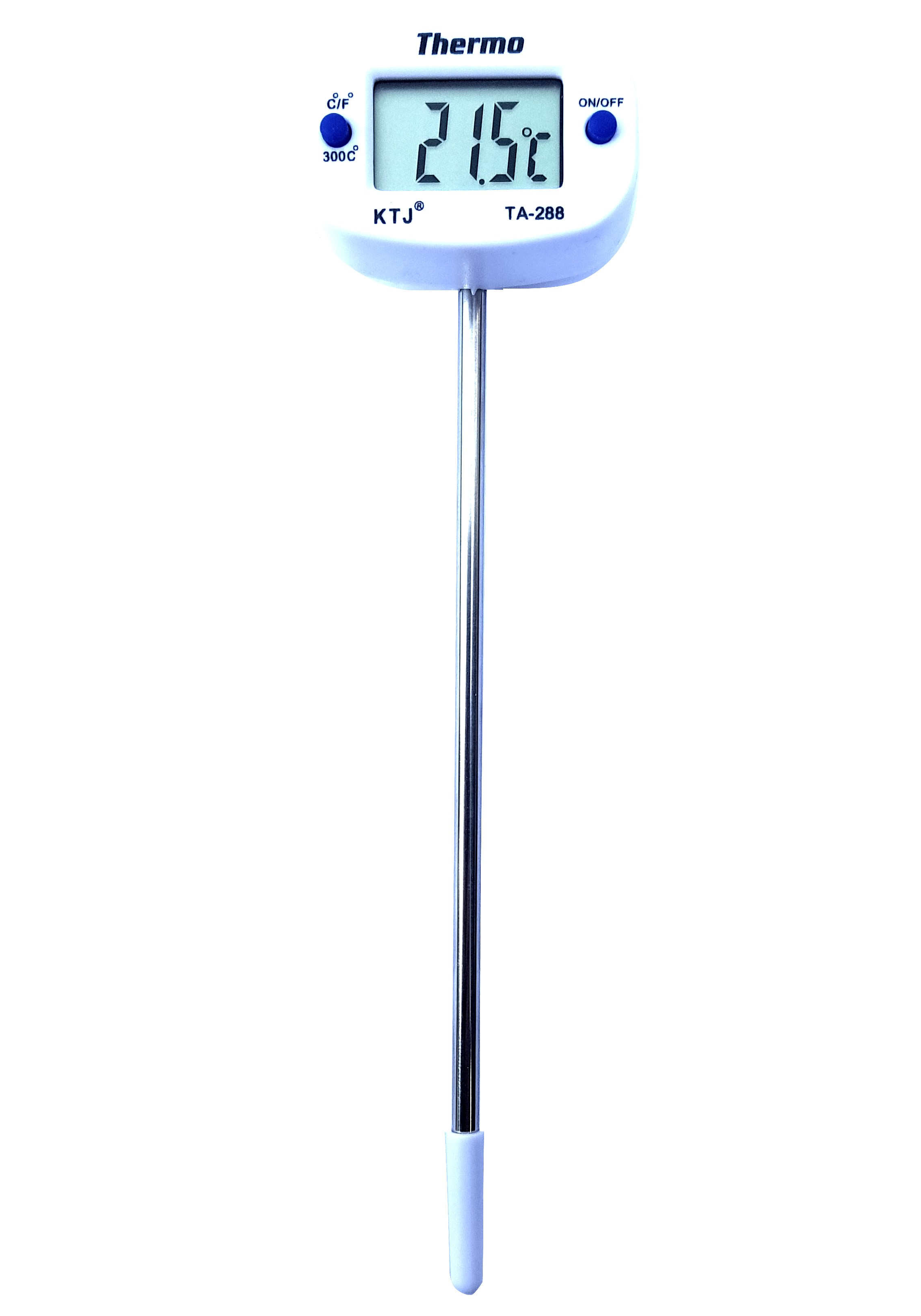Termometro per Alimenti Termometro per Alimenti Portatile ruotabile con ago per sonda in Acciaio Inossidabile e Display Digitale LCD per Zucchero da Cucina BBQ Grill Acqua per Latte 