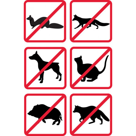 Transductores de alta potencia 4 repelentes ultrasónicos para animales pequeños