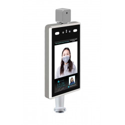 Cámara de tableta con sensor de temperatura de máscara de contraste covid-19