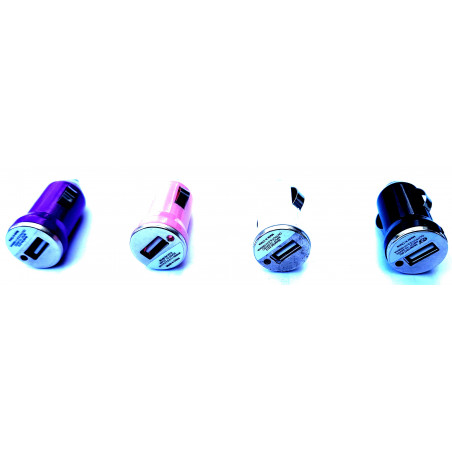 Fuente de alimentación USB del encendedor de cigarrillos del coche 12-24V salida 5V 1A