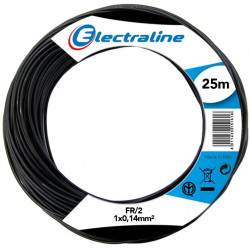 25 m roter elektronischer Kabelstrang FR 1x0,14 mmq Electraline 19005