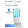 Stérilisateur universel à lampe UV-C rechargeable par USB avec minuterie