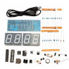 KIT Reloj microcontrolador digital USB con display de 7 segmentos, despertador y estuche