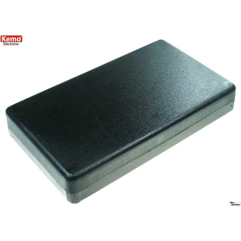 Contenitore plastico nero 120x70x200 mm apertura 4 viti mezzo eurocard